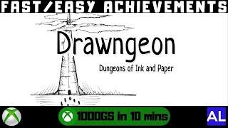 Drawngeon: Dungeons of Ink and Paper (Xbox) Fast/Easy Achievements