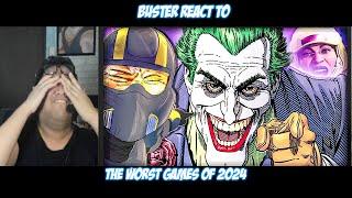 Buster Reaction to the WORST games of 2024 @FLEEKAZOID