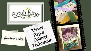 Tissue Paper Collage Technique