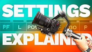 Must-Change Gimbal Settings for Better Footage - Cinepeer Weebill 3E