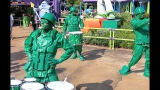 Green Army Drum Corp at #Disney #HollywoodStudios