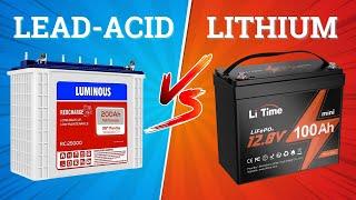 Lead-Acid Vs Lithium (LiFePO4) Batteries for Solar Power