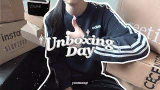 [SUB] ⸍｡ unboxing day ﾟ⋆ spring clothes, accessories, phone case, bags, Instax camera and more!