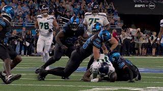 Jack Campbell's forced fumble vs. DK Metcalf sparks 49-yard Lions recovery