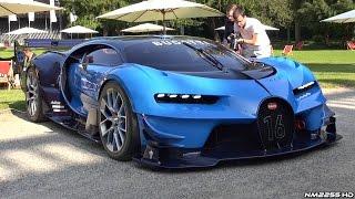 Bugatti Vision GT HUGE Exhaust Sounds - LOUD Revs, Driving, Start Up & Loading Into a Truck!
