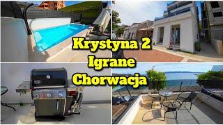 Krystyna 2 Igrane Chorwacja apartamenty - basen, klimatyzacja, grill, leżaki, Internet WiFi, parking