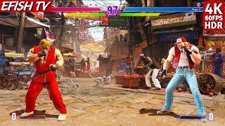 Ken vs Terry (Hardest AI) - Street Fighter 6