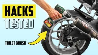 I Put Absurd Motorcycle Hacks To The Test