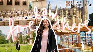 cambridge university freshers week (move in, matriculation, freshers fair) vlog and review | newnham