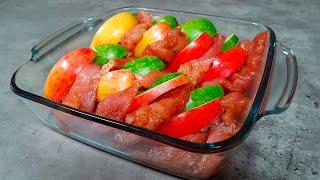 Рецепт Вкусного Обеда или Ужина ! Свинина с Яблоками в Духовке !