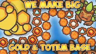 Taming.io - We Make Big Totem Base On Gold With Team in taming io