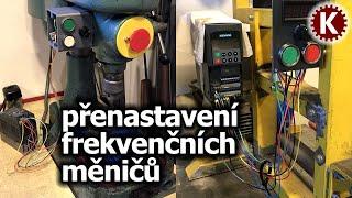 Frekvenční měniče potřetí! - přenastavení a tuning ovládání