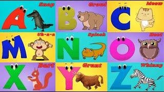 ABC Animal Sounds Song | Alphabet Animals Song | ABC Animals | Kids TV