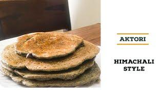 Aktori recipe|Millet pancake|Buckwheat pancake| Indian eggless pancake recipe|Kuttu atta ka pancakes