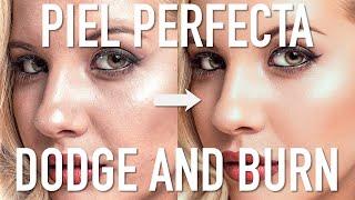 PIEL PERFECTA en PHOTOSHOP DODGE AND BURN - METODO PROFESIONAL (parte 2)