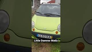 Tiny but strong Daewoo Matiz 3 cylinder manual transmission.