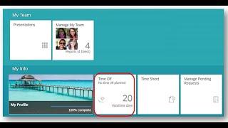 SuccessFactors Employee Central - TIME OFF & TIME PROFILE Configuration