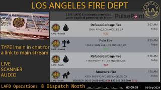 05-Sep-2024 // LAFD Los Angeles Fire Department SCANNER Radio ARCHIVE // FIRE & EMS // LA CAPTAIN