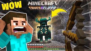 Playing New MINECRAFT 1.17 Cave and Cliffs 