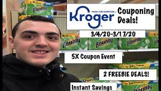 *HOT* Kroger Couponing Deals!!!--2 FREEBIES, 5X EVENT, INSTANT SAVINGS--3/4/20-3/17/20