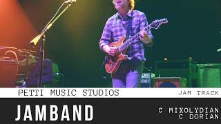 Jam Band Guitar Backing Track in C Mixolydian or C Dorian