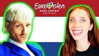 IT JUST GETS BETTER! REACTING TO NETHERLAND'S SONG FOR EUROVISION 2024 // JOOST KLEIN "EUROPAPA"