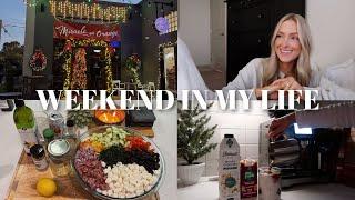 VLOG: a lot is going on, catch up/work updates/wedding updates, christmas bar, fav meal prep & more!