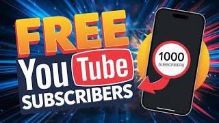 How to get unlimited subscribers for free on YouTube - Free subscribers on YouTube