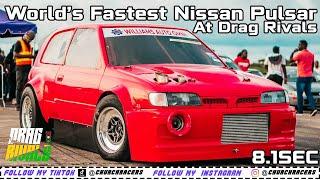 World’s Fastest Nissan Pulsar GTI-R  8.1 Seconds  |DRAGRIVALS|JAMAICA