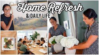 DAY IN THE LIFE | HOME REFRESH | DECORATING IDEAS | MOM OF 4