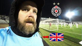 Footballs Wildest Fans! Serbia's Partizan Belgrade  Ultras / Grobari Reaction Live