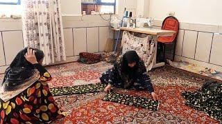 The Nomadic Life of Sewing Lori Clothes: Rural Nomad Life in Iran 
