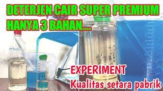 Experiment how to make liquid detergent with super premium quality texapon 2022