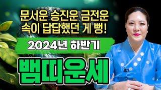 ⭐2024년 갑진년 하반기 초대박나는 뱀띠 운세⭐ x월에 미친듯이 돈이 들어와 인생 초대박터지는 뱀띠 운세! 53년생 65년생 77년생 89년생 뱀띠 운세