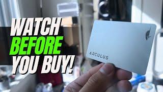 Why do I NEED the Arculus Wallet?! - Quick Review of hardware wallet!