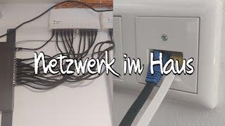 Netzwerk im Neubau installieren - für Laien :-) mit dem TP Link Switch