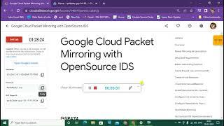 Google Cloud Packet Mirroring with OpenSource IDS | [GSP474]