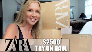 ZARA $2500 Unboxing & Try On Haul