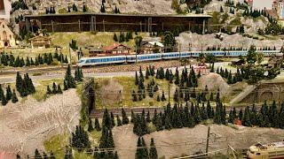 Grandiose 70qm² Club Anlage Spur H0 mit Märklin K-Gleis | Modelleisenbahn MEC Ensheim