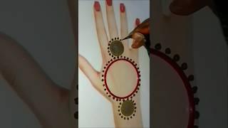 Very easy simple mehndi design#hennatattoo #hennadesign #henna #shorts #shots 