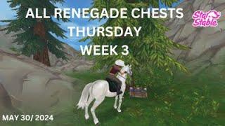 star stable/ALL RENEGADE CHESTS THURSDAY WEEK 3