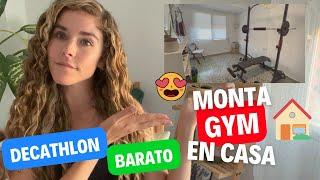 CÓMO MONTAR  TU PROPIO GIMNASIO EN CASA|Material de Decathlon a buen precio|SagriDominguez