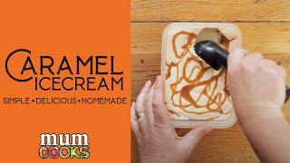 Homemade Caramel Ice Cream (DELICIOUS and EASY)