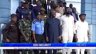 Edo Security: Gov. Obaseki Urges Residents Bearing Unauthorised Firearms To Disarm