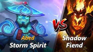 Abed mid Storm Spirit vs Shadow Fiend | First 10 minutes