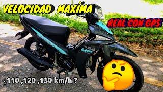 YAMAHA CRYPTON FI UP 2022 VELOCIDAD MÁXIMA CON GPS ¿110/120/130?km/h