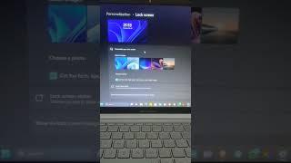 How to Change Lock Screen Status in Laptop | Lock Screen Wallpaper change Karen | #asus | #shorts