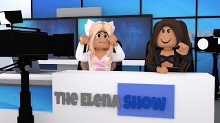 Liv Is On NATIONAL TELEVISION! *THE ELENA SHOW! WORLDWIDE NEWS* VOICE Roblox Bloxburg Roleplay