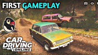 FIRST GAMEPLAY! Of Car Driving Online By Maleo | New Maleo Game  | All Missions Review | Car Game