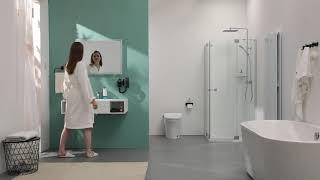 EMKE LED Bathroom Mirror with Touch Switch and Anti-fog Function